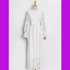 vestido longo renda bordada det artesanais festa sob medidas na internet