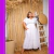 Vestido Longo Branco Laise Renda Grupir Plussize