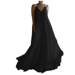 Vestido Longo Tecido Seda Amplo Plussize G4 - loja online
