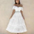 Vestido Longo Renda Manga Ciganinha Noiva Civil Pre Wedding