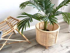 Macetero bajo rattan BE NICE