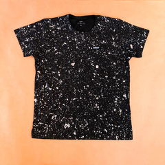 Camiseta Preta Prata Gliter - comprar online