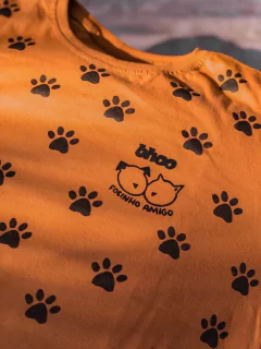 Camiseta ESPECIAL PATINHAS Focinho Amigo Caramelo - comprar online