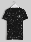 Camiseta Wandinha Preta Respingos