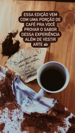 Camiseta Cafézin com Arte - loja online
