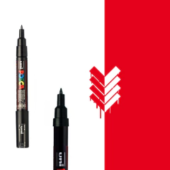 POSCA 1MC - VERMELHO (0,7mm)