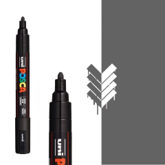 POSCA 5M - CINZA PROFUNDO (1,8~2,5mm)