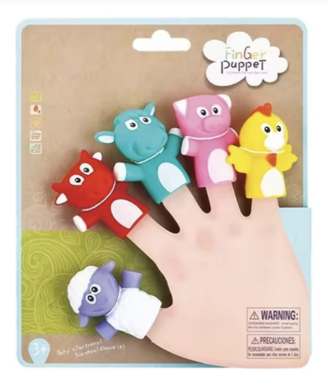 Títeres de dedo de silicona