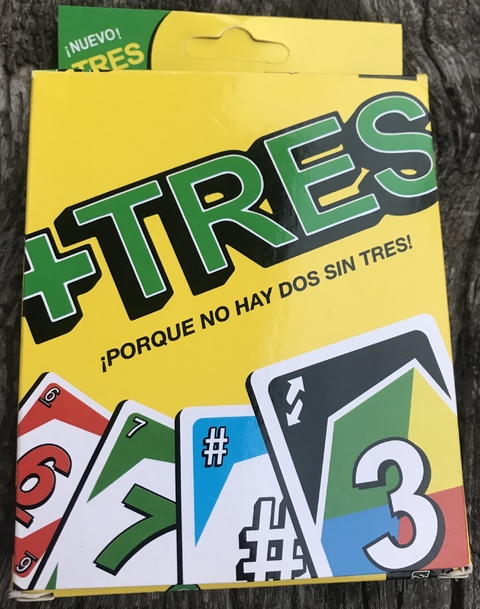 juego de naipes TRES tres