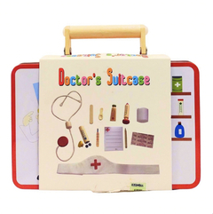 Set de doctor en valija de metal(doctor’s suitcase)