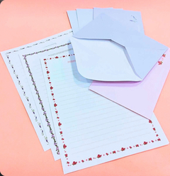 Set papel carta con sobres x6 - comprar online