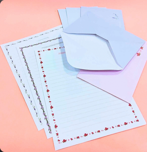 Set papel carta con sobres x6 - comprar online