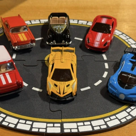 Auto metal deportivo
