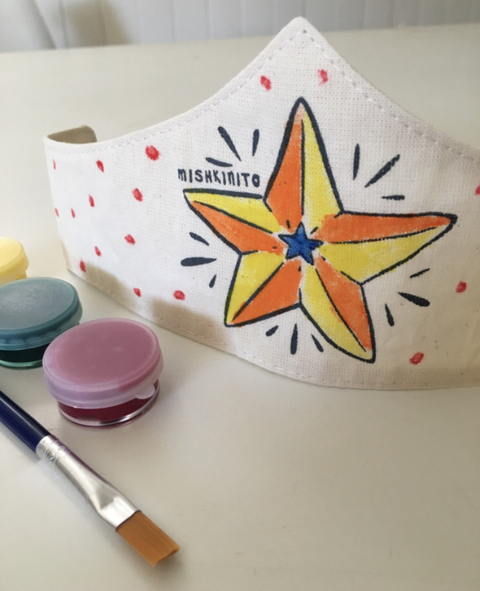 Tiara/corona/pirata para pintar