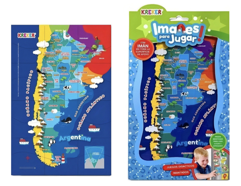 Imanes para jugar Mi mapa Argentina