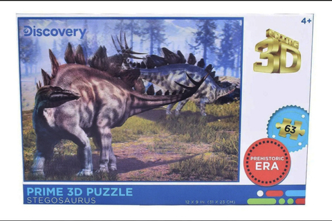 Puzzle dinosaurio/astronauta 3D 100 piezas Discovery