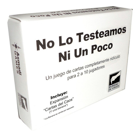 NO lo testeamos ni un poco