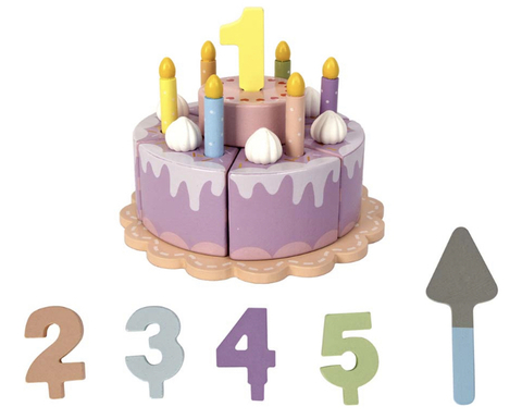 Torta de cumpleaños con velas