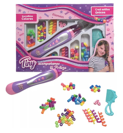 Trenzador de pelo Tiny con bijou( Crea Tu Propio Estilo)