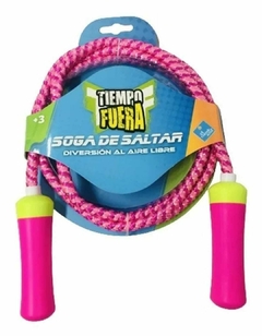 Soga de saltar de color( (TIEMPO FUERA )