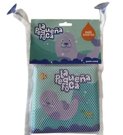 baño divertido la pequeña foca