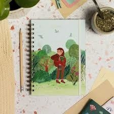 cuaderno A5 tapa dura el tigre azul