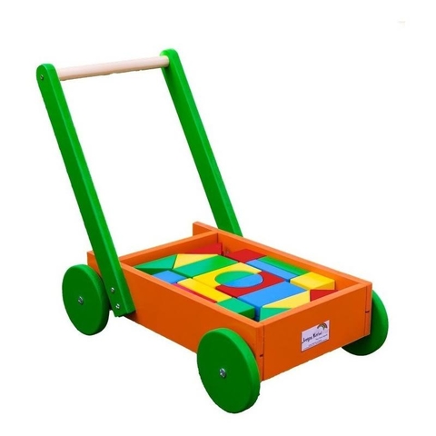 Carro andador empuje con bloques gigantes