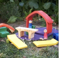 Casa arco iris (kuñul) - Jugueteria Caleidoscopio