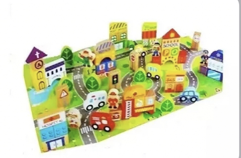 Set bloques ciudad