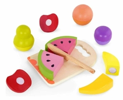 Set de comida de madera para cortar - comprar online