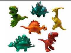 dinosaurio bebe grande de goma