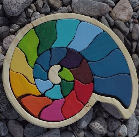 Rompecabezas en madera Caracol (comarca)
