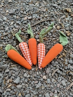 zanahorias de tela