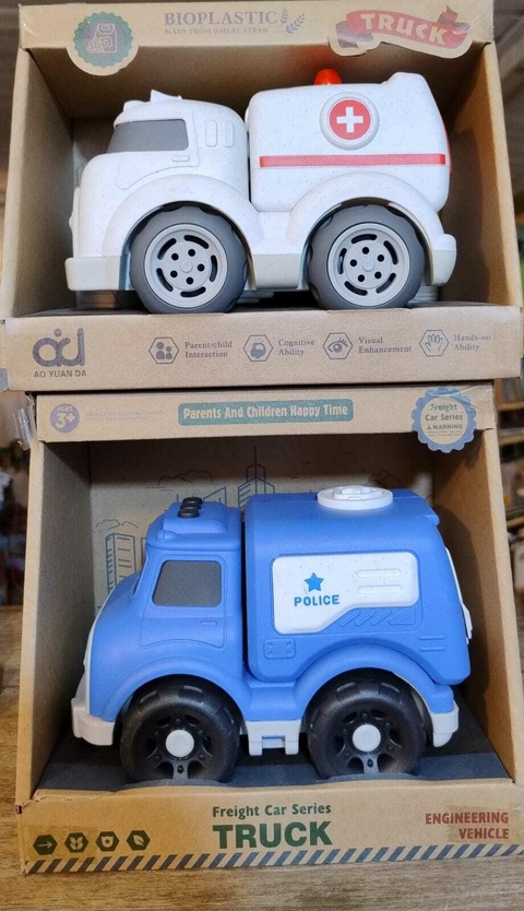camion plastico ecologico (ambulacia y policia)