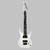 Guitarra Electrica S By Solar AB4.7W-E White Matte 7 Cuerdas - comprar online