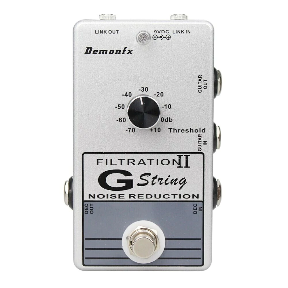 Pedal DemonFx Filtration II G String: Reducción de Ruido