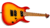 Imagen de guitarra electrica spira s507 qfb Trans Fireburst Gloss 7 cuerdas