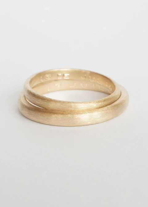 Alianzas Rayadas - Oro 18K $1200 usd - comprar online