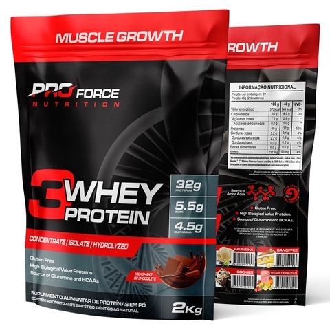 Muscle Whey 3W 2kg ProForce | Proteína Premium