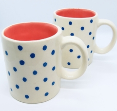 Taza recta lunares - tienda online