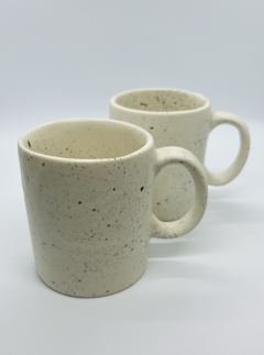 Tazas rectas opaco pintitas