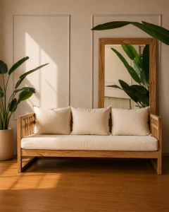SILLON CAMASTRO DOBLE madera 2x1
