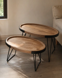 MESA DUPLA OVAL