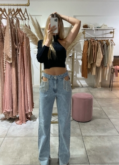 DENIM STRASS