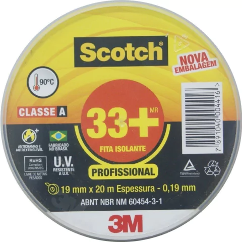FITA ISOLANTE 3M SCOTCH 33+ 20M