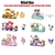 Bloco de Montar Restaurant Series (Blind Box) - Hello Kitty e Amigos - Keepplay - comprar online
