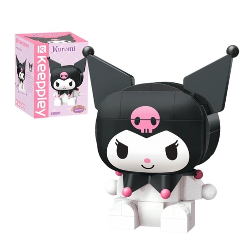 Bloco de Montar Personagem Kuromi K20811 - Hello Kitty a Amigos - Keepplay