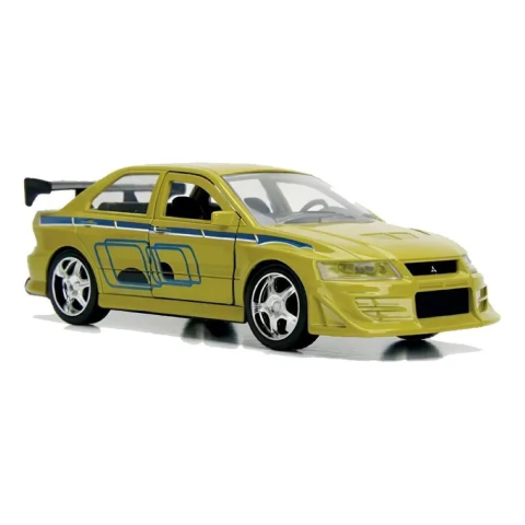 Miniatura Brian's Mitsubishi Lancer Evolution VII 1/32 - Fast & Furious (Velozes e Furiosos) - Jada Toys