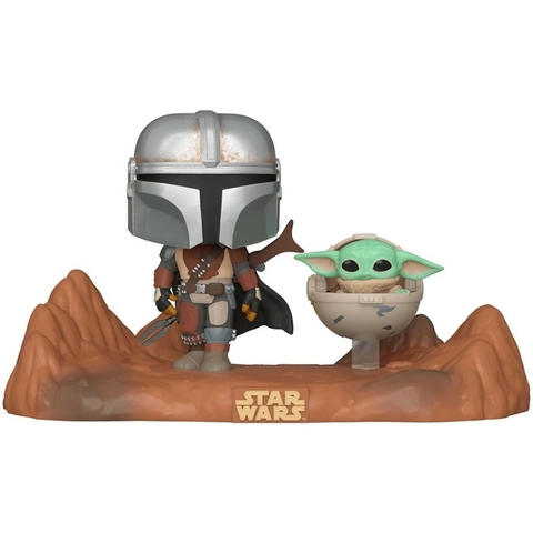 Funko Pop Television Moments:The Mandalorian With The Child #390 - Star Wars