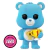Funko Pop: Champ Bear #1203 - Care Bears 40th (Flocked Chase)